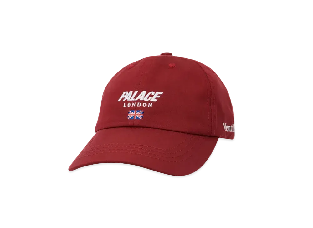 PALACE LONDON VENTILE 6-PANEL "Burgundy"