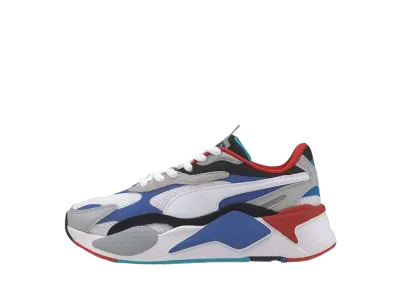 Puma GS RS-X 3 Puzzle "White Blue Red"