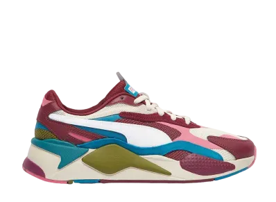 Puma RS-X 3 Puzzle Cabernet "Pink Blue Green"