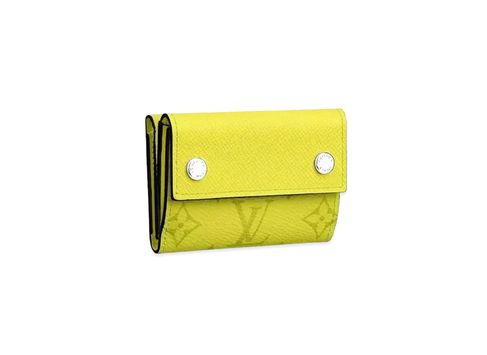 Louis Vuitton Discovery Compact Wallet Taigarama "Jaune"