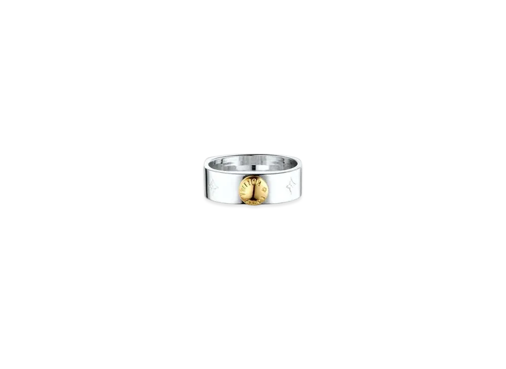 Louis Vuitton Nanogram Ring "Palladium"