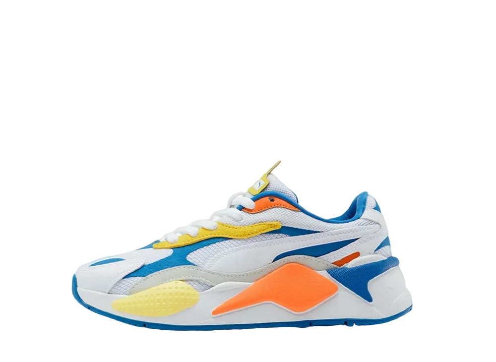 プーマ RS-X 3 GS パズル "ホワイト ファイヤークラッカー"
