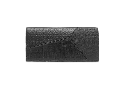 LOEWE Puzzle Long Horizontal Wallet "Black"