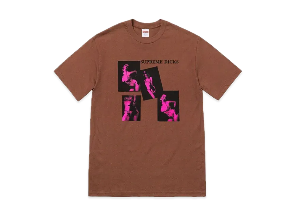 Supreme Dicks Tee "Brown"
