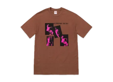 Supreme Dicks Tee "Brown"