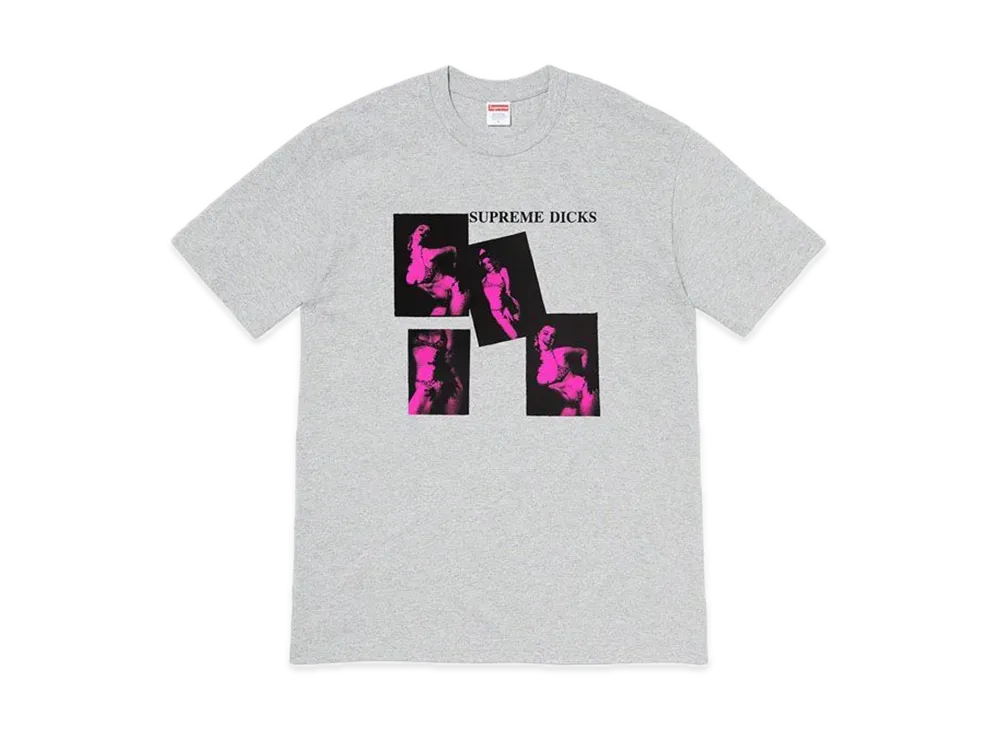 Supreme Dicks Tee "Heather Grey"