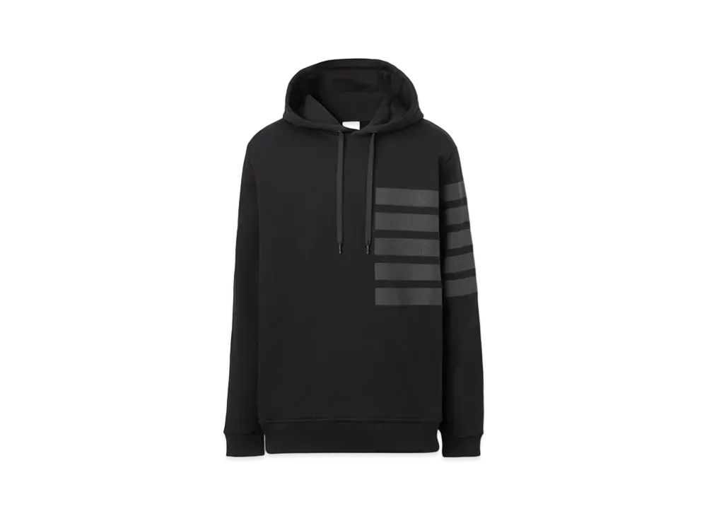 BURBERRY Horseferry Print Cotton Hoodie "Black"