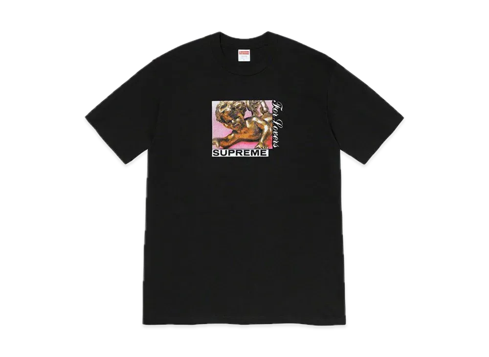シュプリーム ラヴァーズ Tシャツ "ブラック"