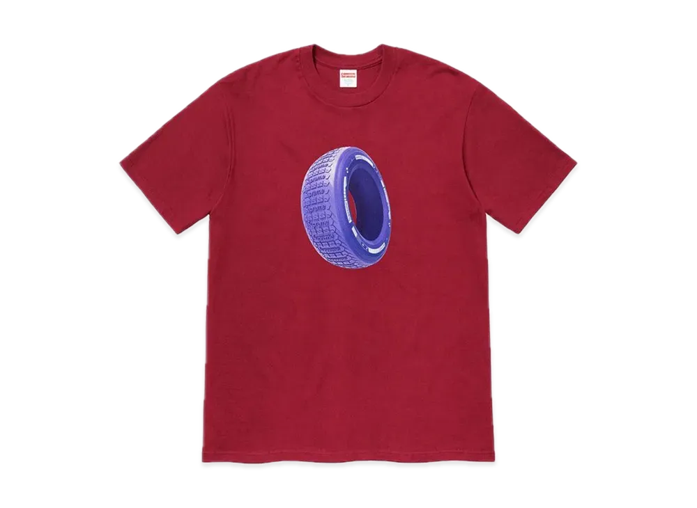 Supreme Tire Tee "Cardinal"