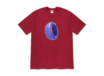 Supreme Tire Tee "Cardinal"