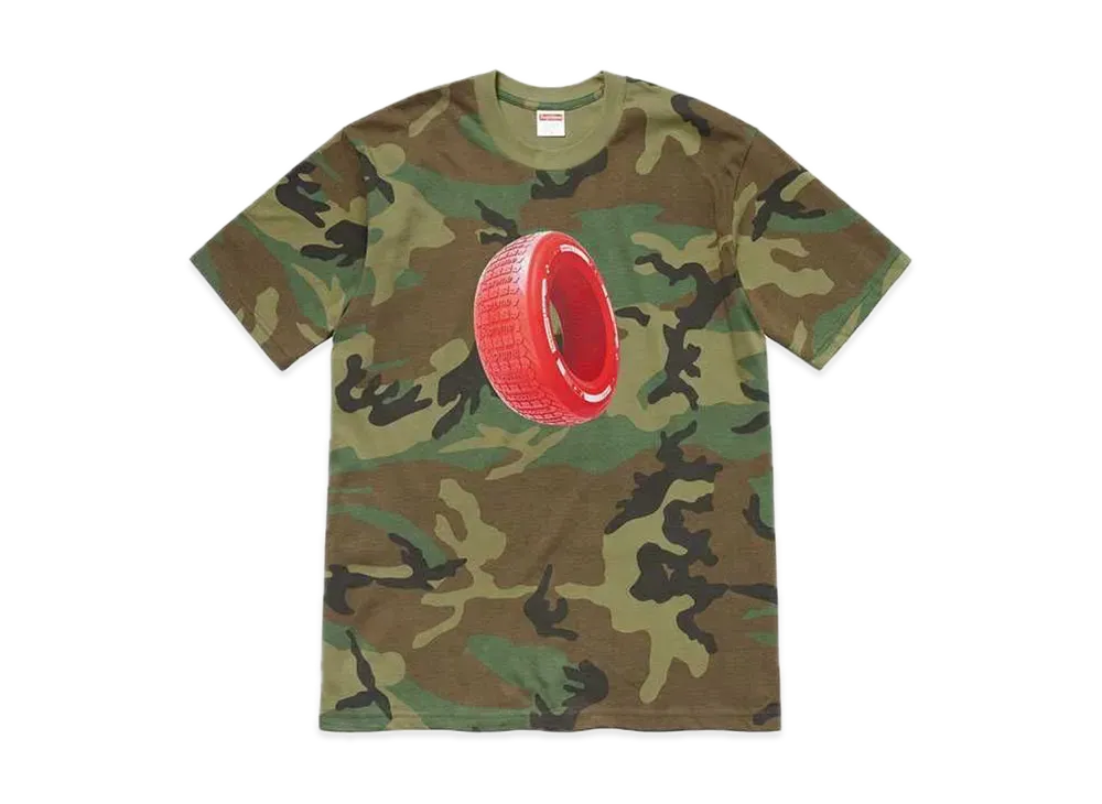 Supreme Tire Tee "Woodland Camo"