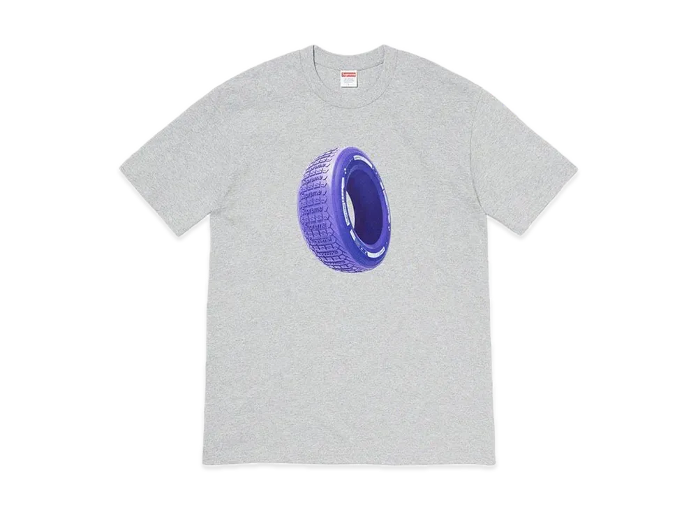 Supreme Tire Tee "Heather Grey"