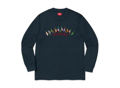 Supreme Flags L/S Top "Navy"