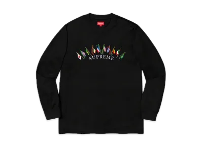 Supreme Flags L/S Top "Black"