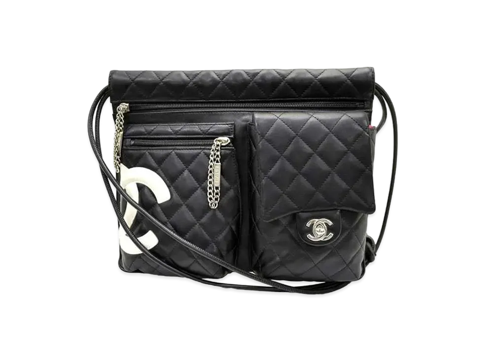 CHANEL Cambon Line Shoulder Bag "Black"