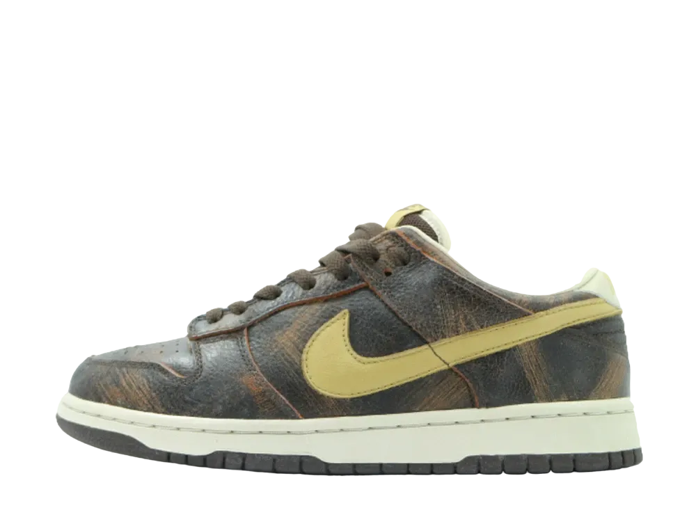 ナイキ ダンク ロー PRM "バロックブラウン/ジャージーゴールド/ネット"