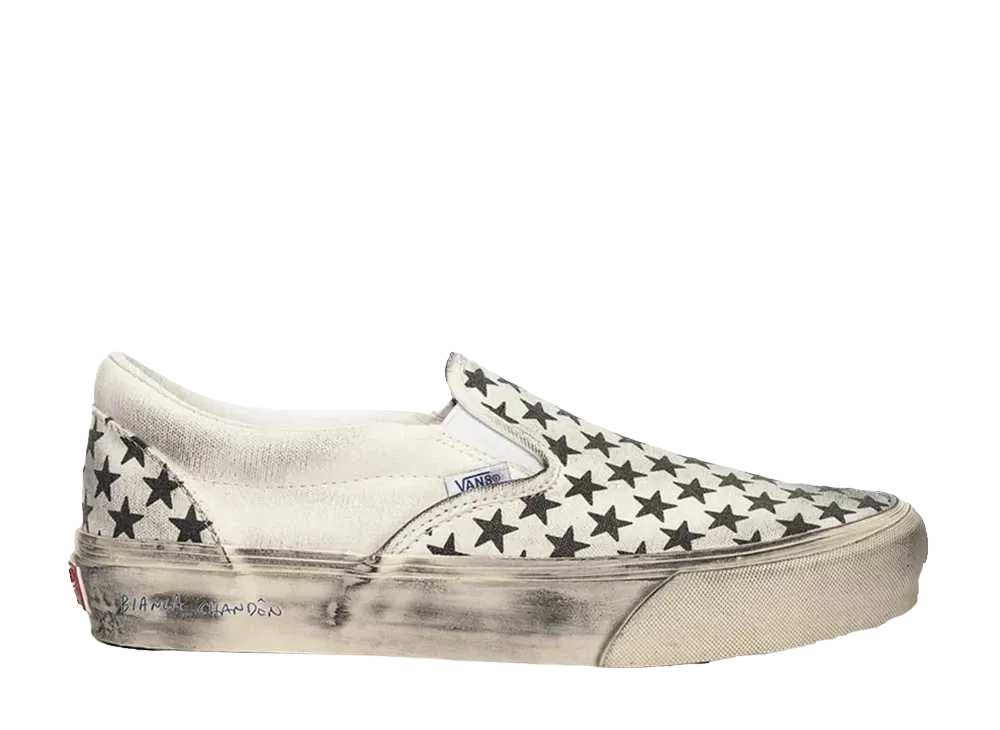 Bianca Chandon × Vault by Vans Classic Slip-On VLT LX "Black/White"