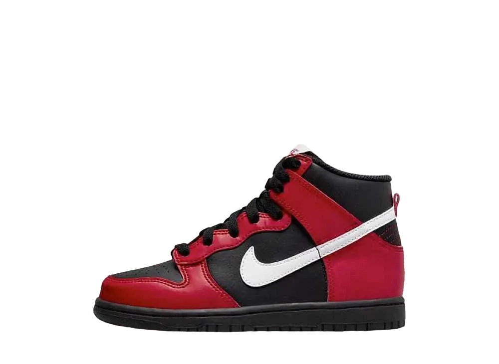 ナイキ PS ダンク ハイ "レッド/ブラック"(キッズ)
