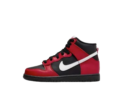 ナイキ PS ダンク ハイ "レッド/ブラック"(キッズ)