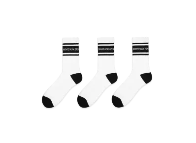 WIND AND SEA x GOD SELECTION XXX Socks "Black"