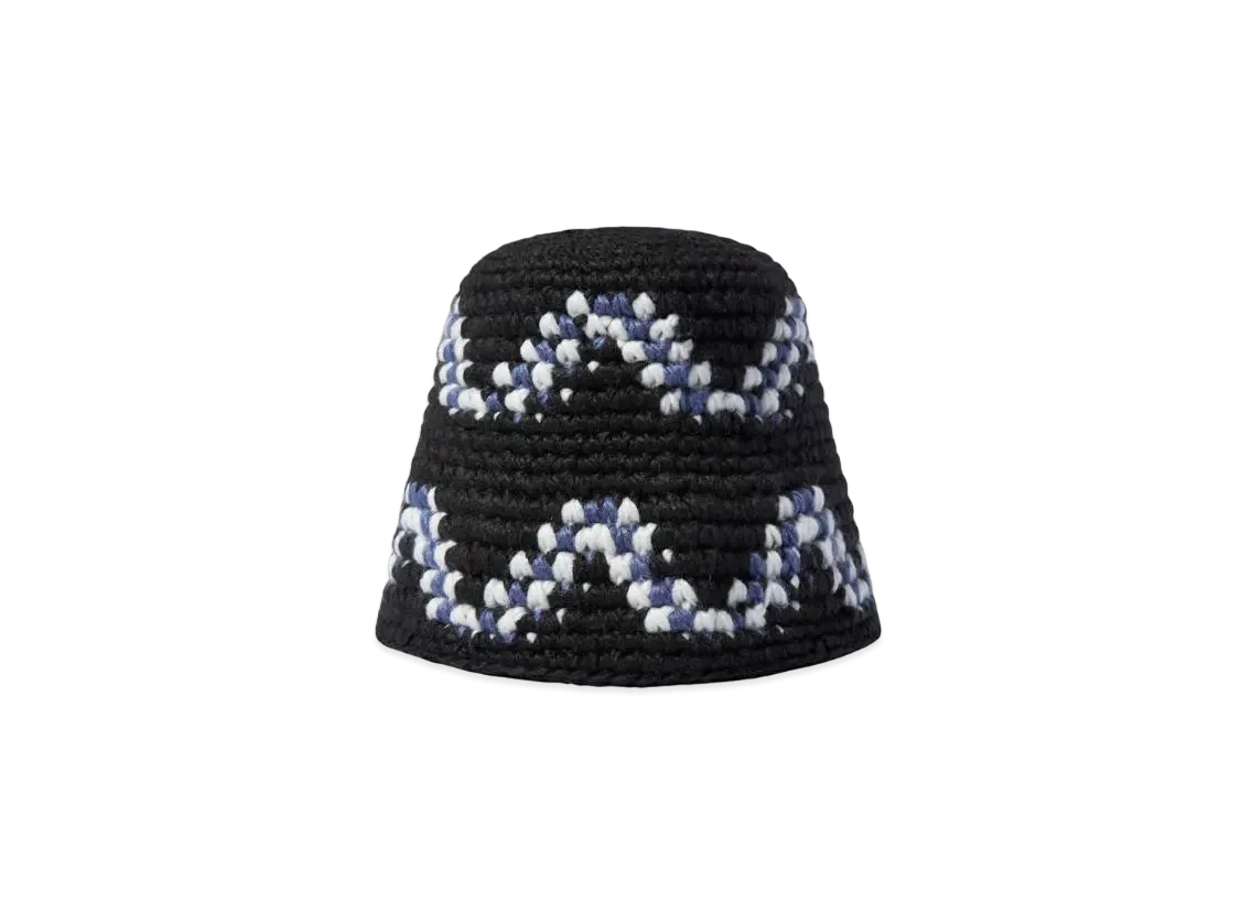 Stussy GIZA KNIT BUCKET HAT "Black"
