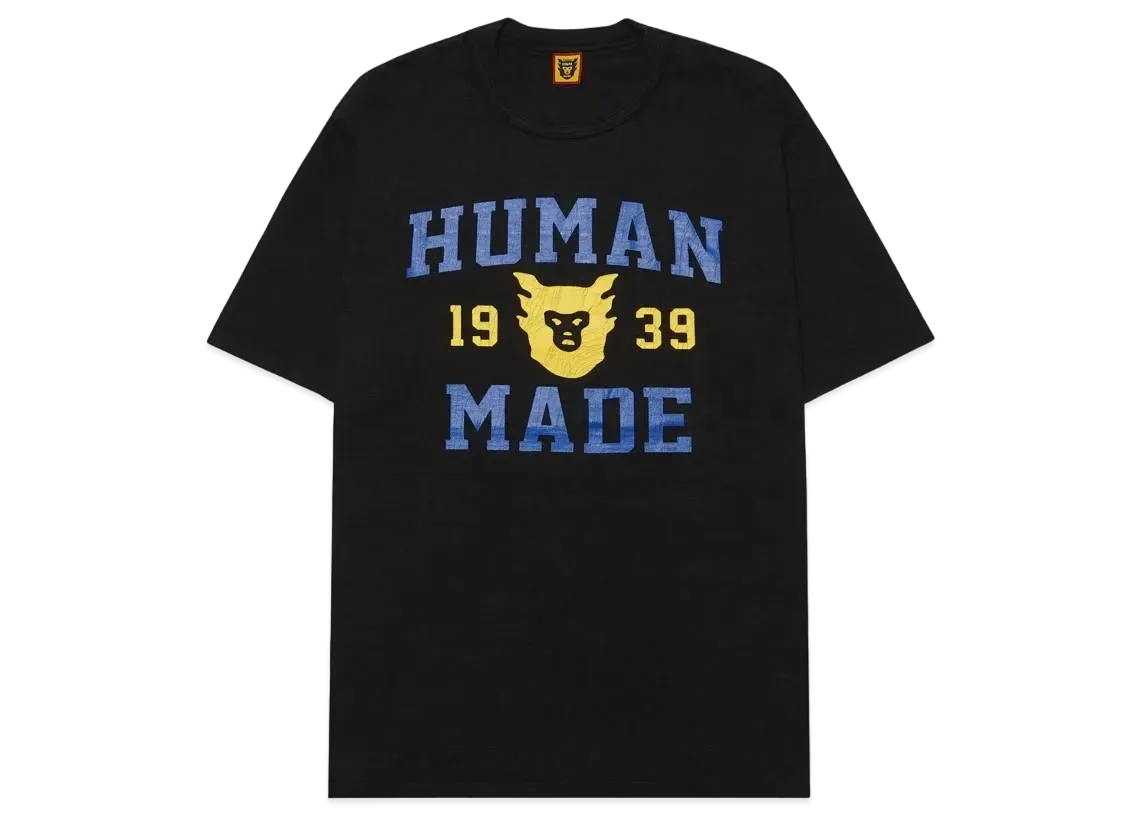 HUMAN MADE FACE LOGO T-SHIRT "Black"