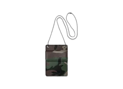 Supreme Leather ID Holder + Wallet "Woodland Camo"