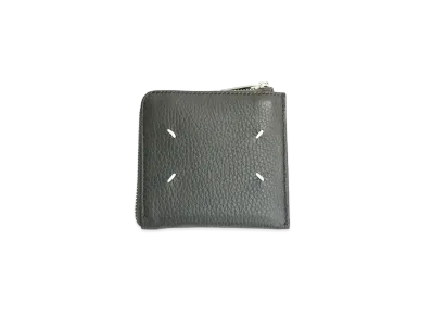Maison Margiela Zip Leather Wallet "Gray"