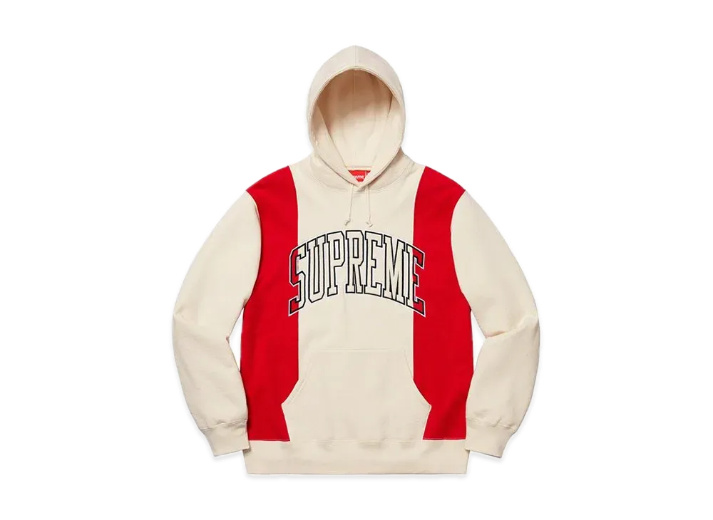 Supreme Paneled Arc Hooded Sweatshirt "Natural"