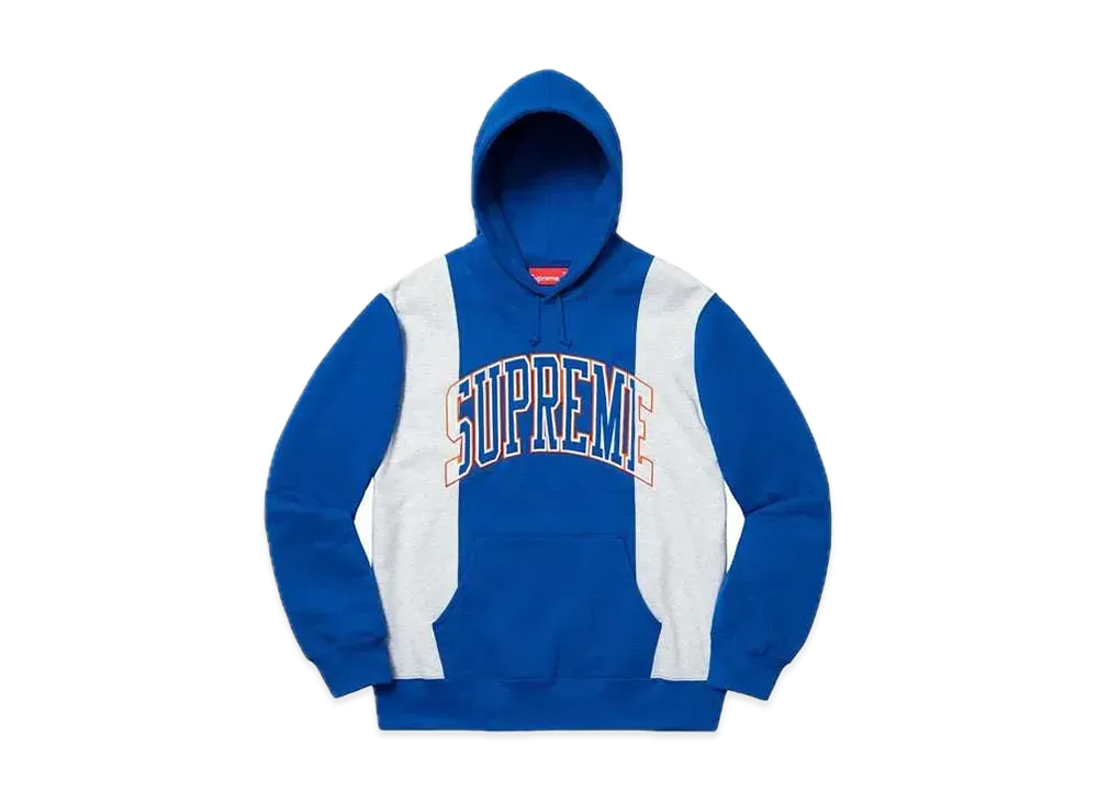 Supreme Paneled Arc Hooded Sweatshirt "Royal"