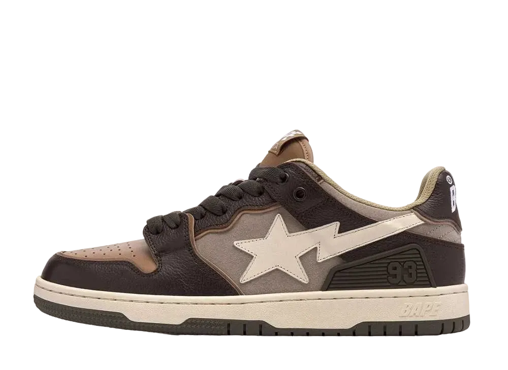 A BATHING APE®︎ SK8 STA Low #13 "Beige"