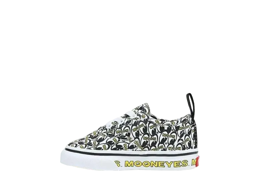 ムーンアイズ × バンズ キッズ オーセンティック エラスティックレース "ホワイト/ブラック"(キッズ)