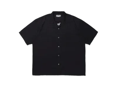 APHRODITEGANG CLASSIC LOGO S/S OPEN COLLAR SHIRT "Black"