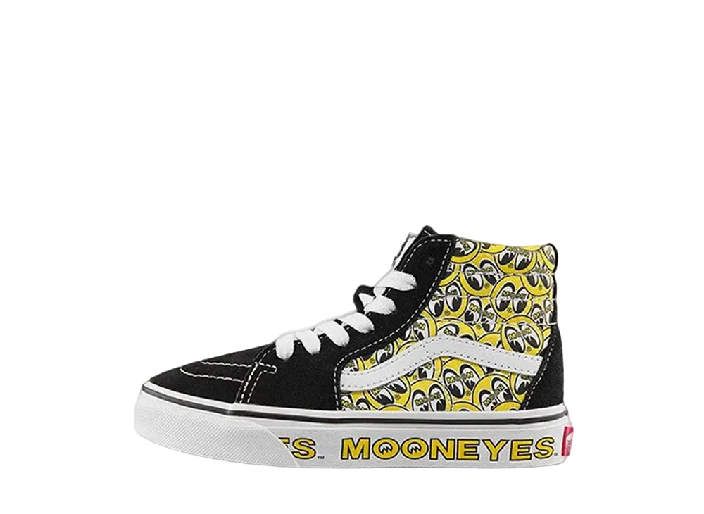 ムーンアイズ × バンズ キッズ スケートハイ "ホワイト/ブラック"(キッズ)