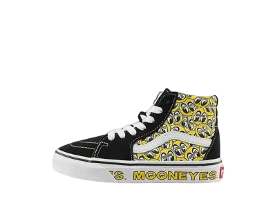Mooneyes × Vans Kids SK8-HI "White/Black"
