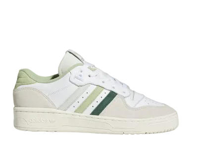 adidas Rivalry Low "Footwear White/Magic Lime"