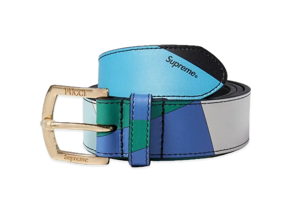 Supreme / Emilio Pucci® Belt "Blue"