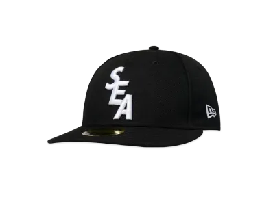 WIND AND SEA X IT'S A LIVING X NEW ERA (S_E_A) LOW PROFILE 59 FIFTY CAP "Black"