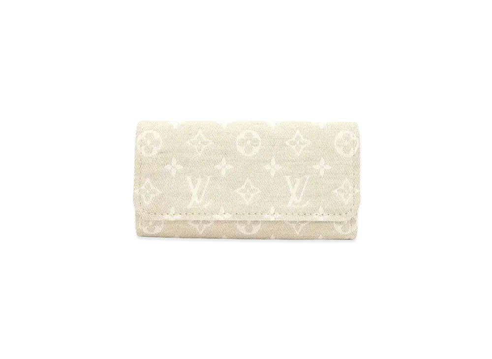 Louis Vuitton Monogram Mini Lin Multicles 4 Key Holder "Dunne"