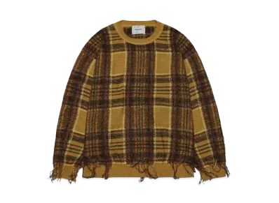 Iroquois WARP THREAD CHECK KNIT "CAM"