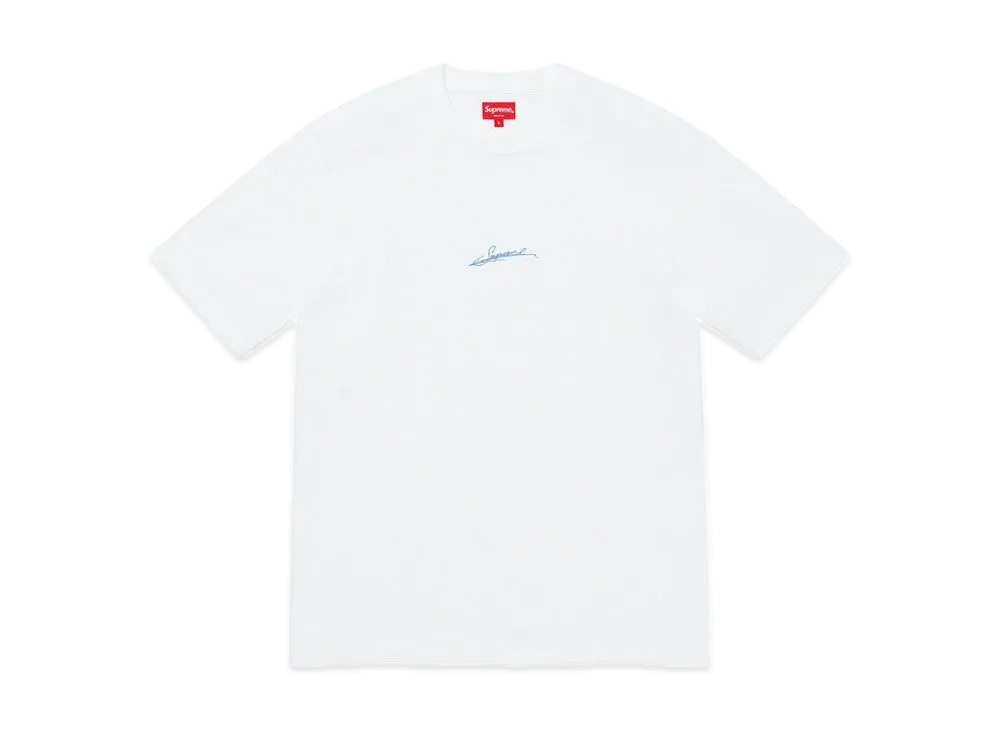 Supreme Signature S/S Top "White"