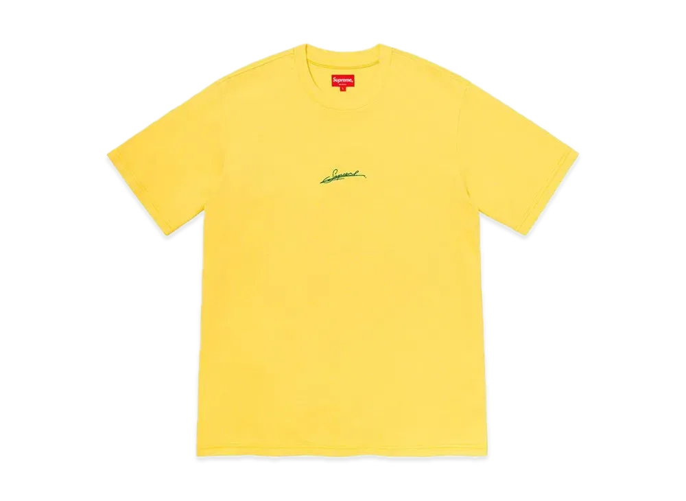 Supreme Signature S/S Top "Yellow"