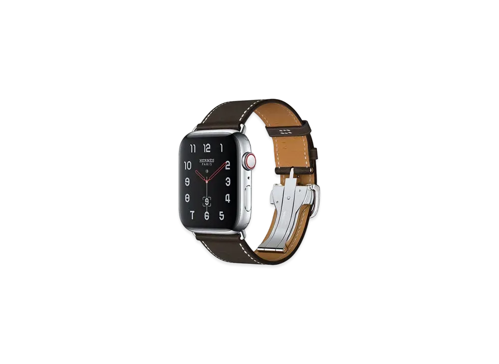 Hermès シンプルトゥール ディプロイアントバックル 44mm エベンヌ エルメス HERMES Apple Watch シンプルトゥール ディプロイ