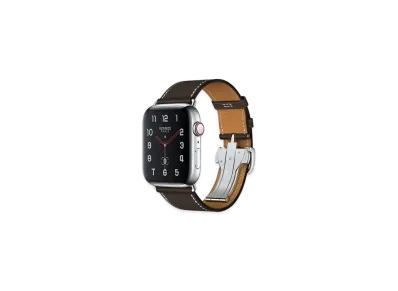 Hermes Band Apple Watch Simple Tour Deployant Buckle 44mm "Ebene"