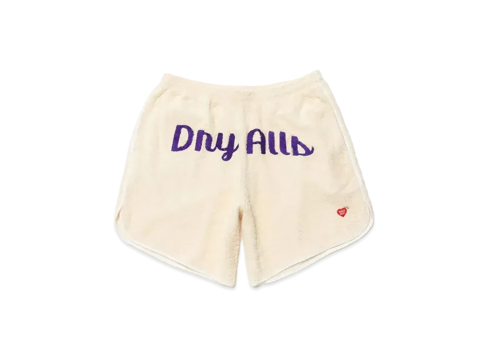 HUMAN MADE PILE SHORTS "White"