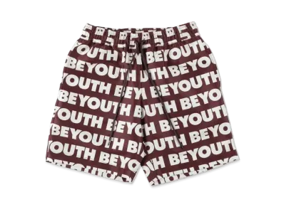WIND AND SEA BE YOUTH (Pattern) Shorts "Brown"