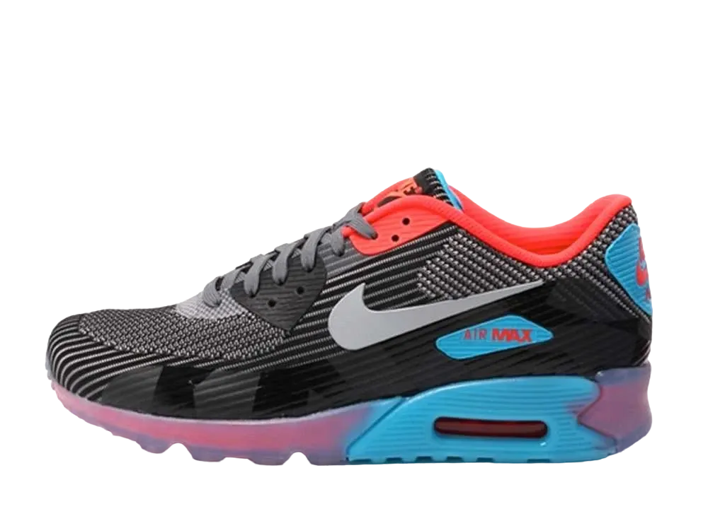 Nike Air Max 90 KJCRD "Dark Grey/Wolf Grey/Black/Blue Lagoon"