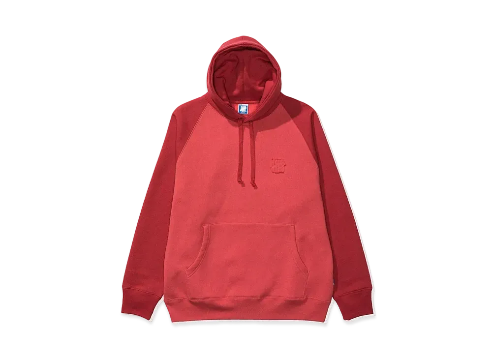 UNDEFEATED Icon Raglan Pullover Hoodie - 20082 "Red"