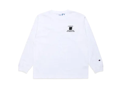 UNDEFEATED Champion Heavy Weight L/S Tee - C8-W408 "White"