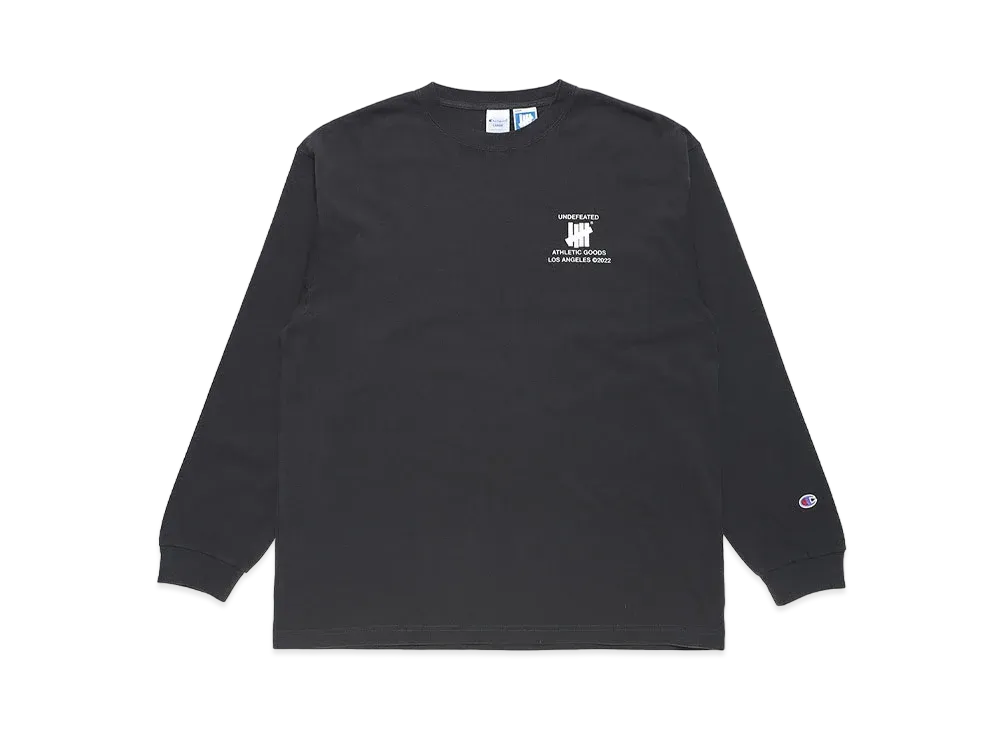 UNDEFEATED Champion Heavy Weight L/S Tee - C8-W408 "Gray"